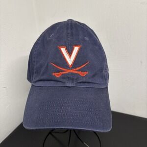 University of Virginia Nike Team Hat Cap Strapback UVA Navy Blue Mens Heritage86